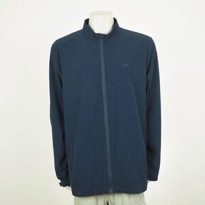 Travis Mathew Full-Zip Lightweight Golf Jacket Mens 2XL XXL Navy Blue Tech Blend